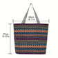 Vintage Ethnic Style Tote Bag, Retro Large Capacity Shoulder Bag