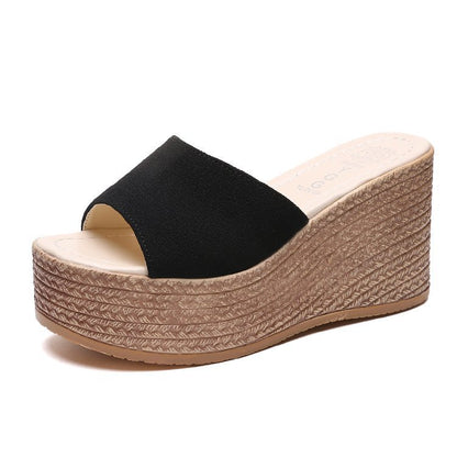 Summer Wedge Slippers for Women