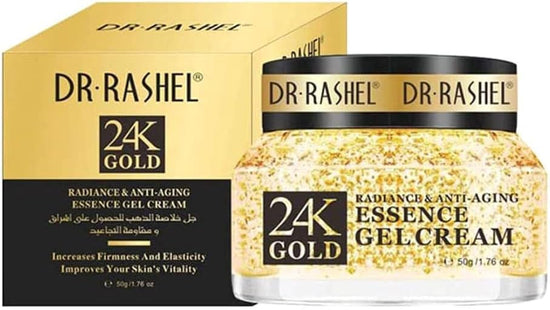 Dr Rashel 24K Gold Radiance and Anti-Aging Anti-Wrinkle Essence Gel Cream for Wrinkles 50G