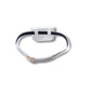 V Leather Belt Sling Small Bag White ( on Clearance )