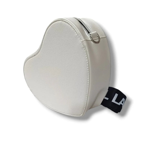 Heart Shaped Leather Sling Bag