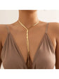 Gold Plated Flat Snake Long Chain Choker Necklace For Women