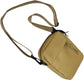 Unisex Nylon Crossbody Bag, Outdoor Sports Shoulder Bag, Small Square Purse