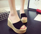 Summer Wedge Slippers for Women