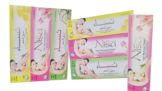 Nisa Hair Removal Cream - Pack of 3 - Each of 120g