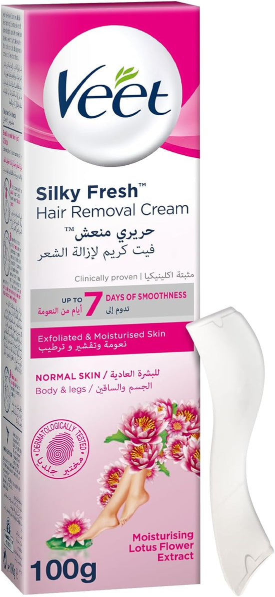 Veet Silky Fresh Hair Removal Cream Body & Legs for Normal Skin