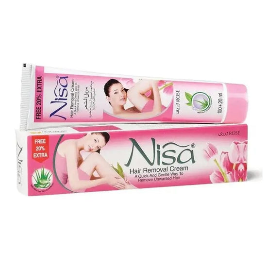 Nisa Hair Removal Cream 120g - Rose