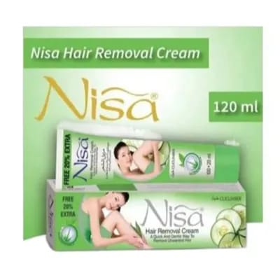 Nisa Hair Removal Cream 120g - Cucumber