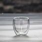 2pcs, Glass Coffee Mugs, 250ml Double-Walled