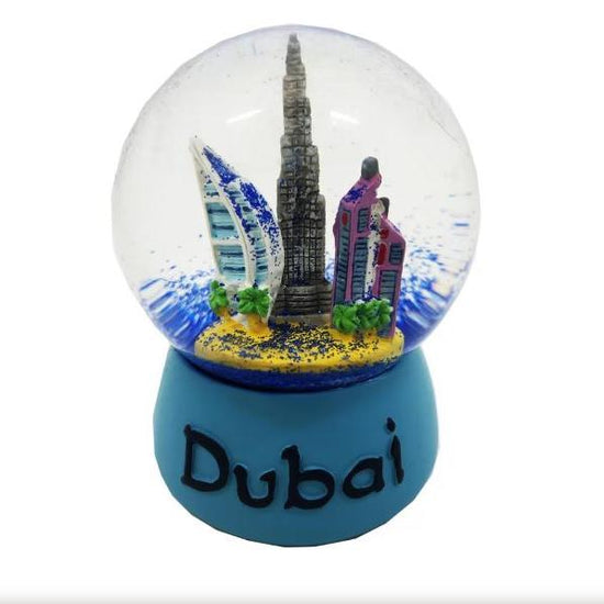 ( Box of 6 Pics ) Desert Design Dubai City Skyline Waterball - ( on clearance )