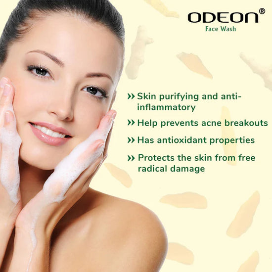 Odeon Turmeric Brightening Face Wash healthy & glowing skin 50ml