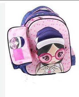 Glossy Bird Girl Backpack 3N1 Set