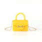 Pearl Color Silicone Jelly Mini Hand Bag