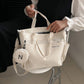 Large Capacity Canvas Multi Pockets Shoulder Bag