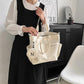 Large Capacity Canvas Multi Pockets Shoulder Bag