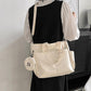 Large Capacity Canvas Multi Pockets Shoulder Bag