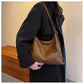 Large Capacity PU Leather 2 Way Tote Bag