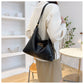 Large Capacity PU Leather 2 Way Tote Bag