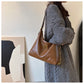 Large Capacity PU Leather 2 Way Tote Bag