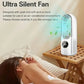 Portable Bladeless Fan Humidifier 3 In 1 With Ambient Light