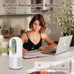 Portable Bladeless Fan Humidifier 3 In 1 With Ambient Light