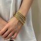 Fashionable and Simple Beaded Elastic Bracelet 7 pieces Set