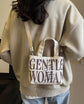 Cute G W Crossbody Tote Canvas Handheld Shoulder Bag