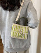 Cute G W Crossbody Tote Canvas Handheld Shoulder Bag