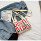 Cute G W Crossbody Tote Canvas Handheld Shoulder Bag