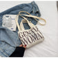 Cute G W Crossbody Tote Canvas Handheld Shoulder Bag