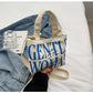 Cute G W Crossbody Tote Canvas Handheld Shoulder Bag