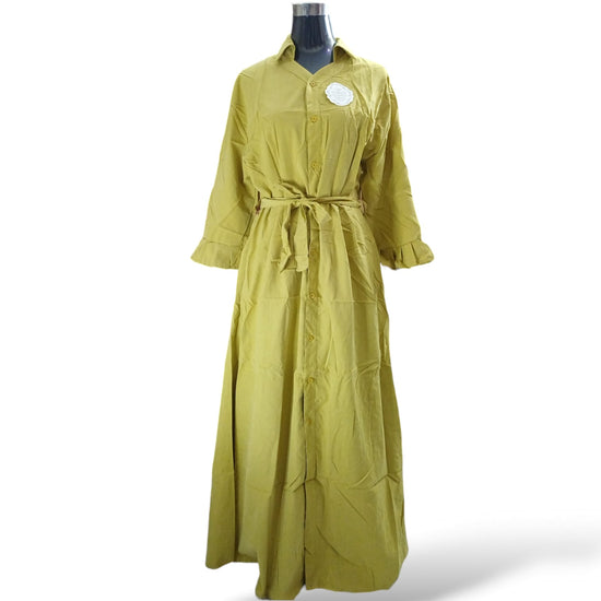 Maxi button dress