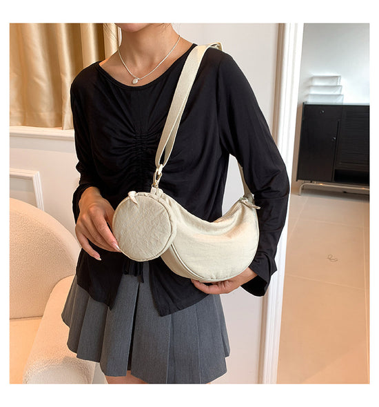 Versatile Cloth Crossbody Bag