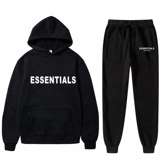 Essential Sweatshirt Pullover, Hoodie Hip Hop Set