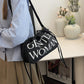 Black GW Bucket Bag Trendy Fashion