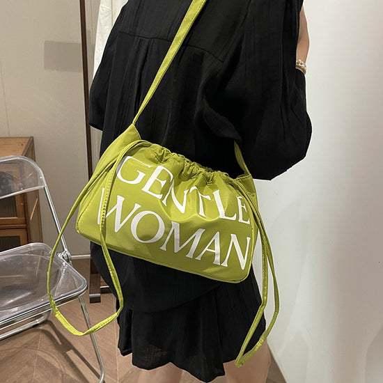 Large Capacity Bucket Bag Trendy Fashion