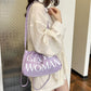 Purple GW Bucket Bag Trendy Fashion