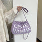 Purple GW Bucket Bag Trendy Fashion