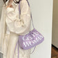 Purple GW Bucket Bag Trendy Fashion