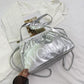 Silver GW Bucket Bag Trendy Fashion