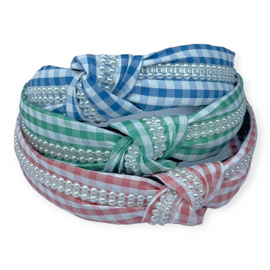 Bundle of 3 Baby Pearl turban knot headband