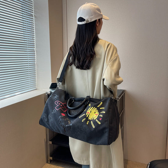Travel bag sturdy canvas cute design