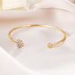 3PCS Rhinestone Heart & Infinity Bracelets Set