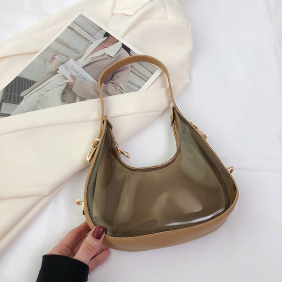 Transparent Crescent Bag