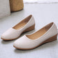 Ballet Flats for Women Low Heel ( off-white )