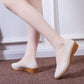 Ballet Flats for Women Low Heel ( off-white )