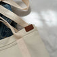 Canvas Tote Bag, Multi Pockets Shoulder Bag