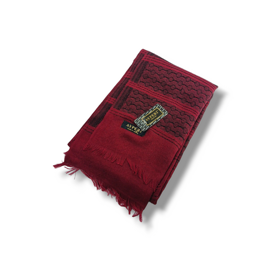 AYPERI Turkish Shawl & Scarf, Marron color
