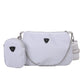 2N1 Trendy Solid Color Shoulder Bag