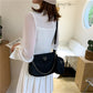 2N1 Trendy Solid Color Shoulder Bag